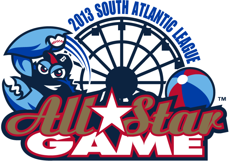 South Atlantic League All-Star Game 2013 Primary Logo iron on transfers for T-shirts